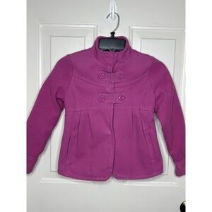 Dollhouse Kids Fuchsia Pea Coat